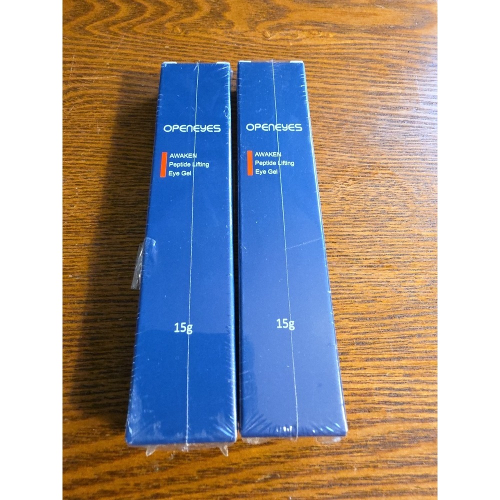 2 Openeyes AWAKEN Peptide Lifting Eye Gel NEW 15g‎ Treatment For Men And Women.